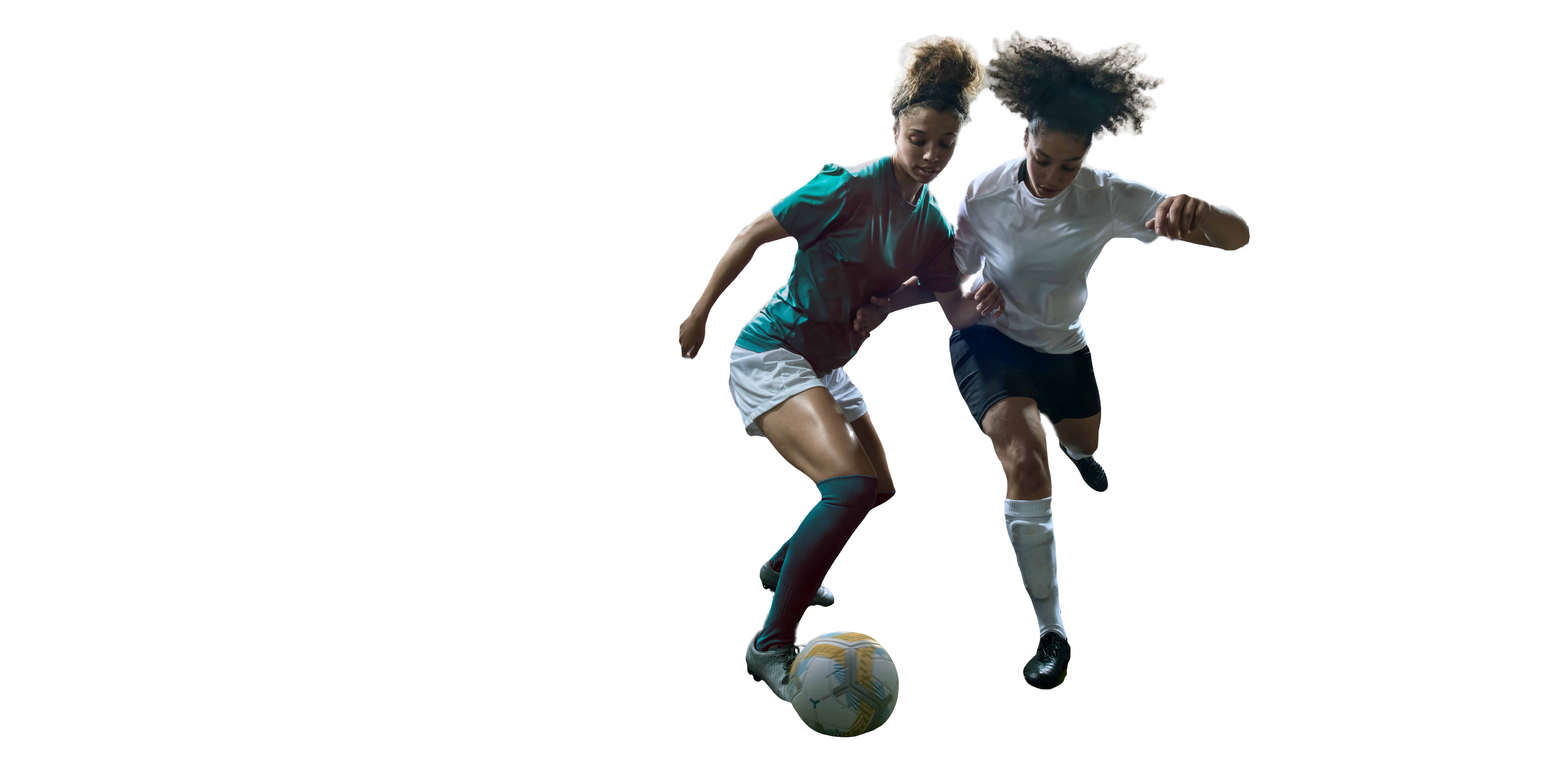 Women playing football